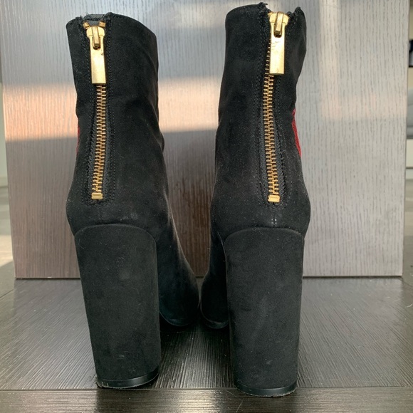 LF Intentionally Blank Embroidered Rose Boots - Picture 2 of 7